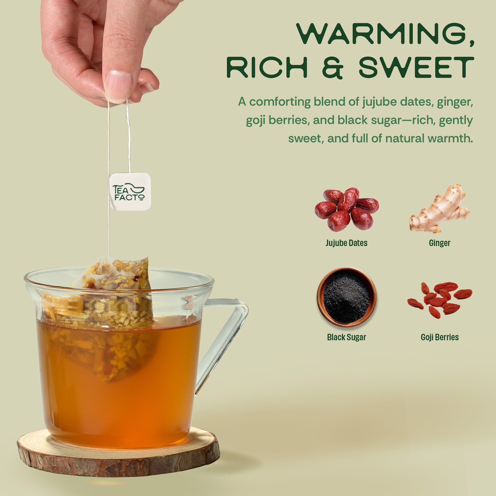 Inner Glow Ginger Jujube Tea (10 Pack)