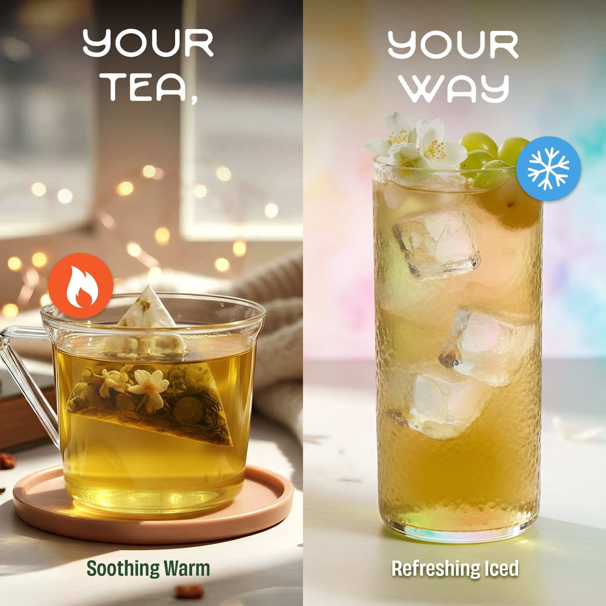 Green Grapes Jasmine Tea (10 Pack)