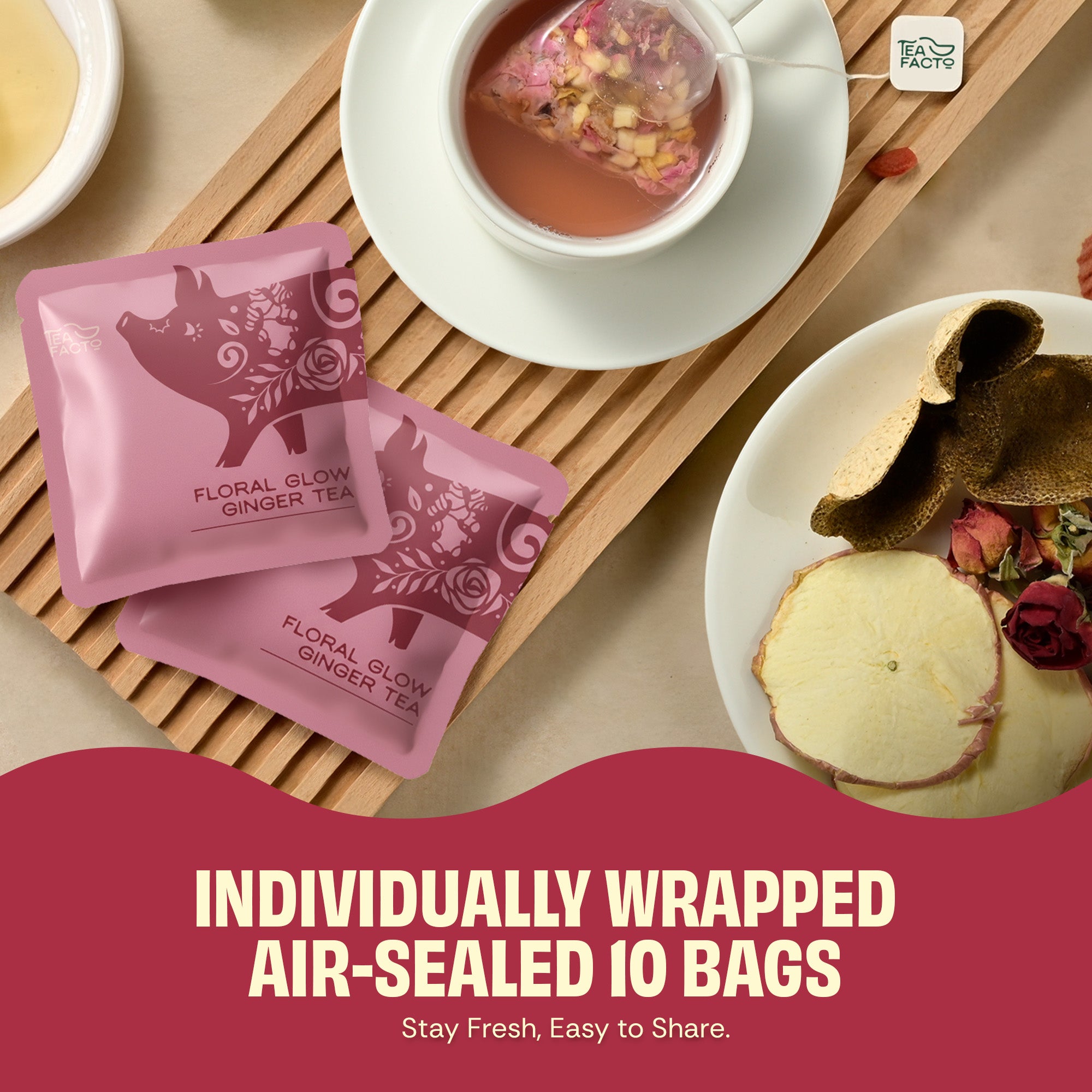 Goddess Glow Ginger Tea (10 Pack)