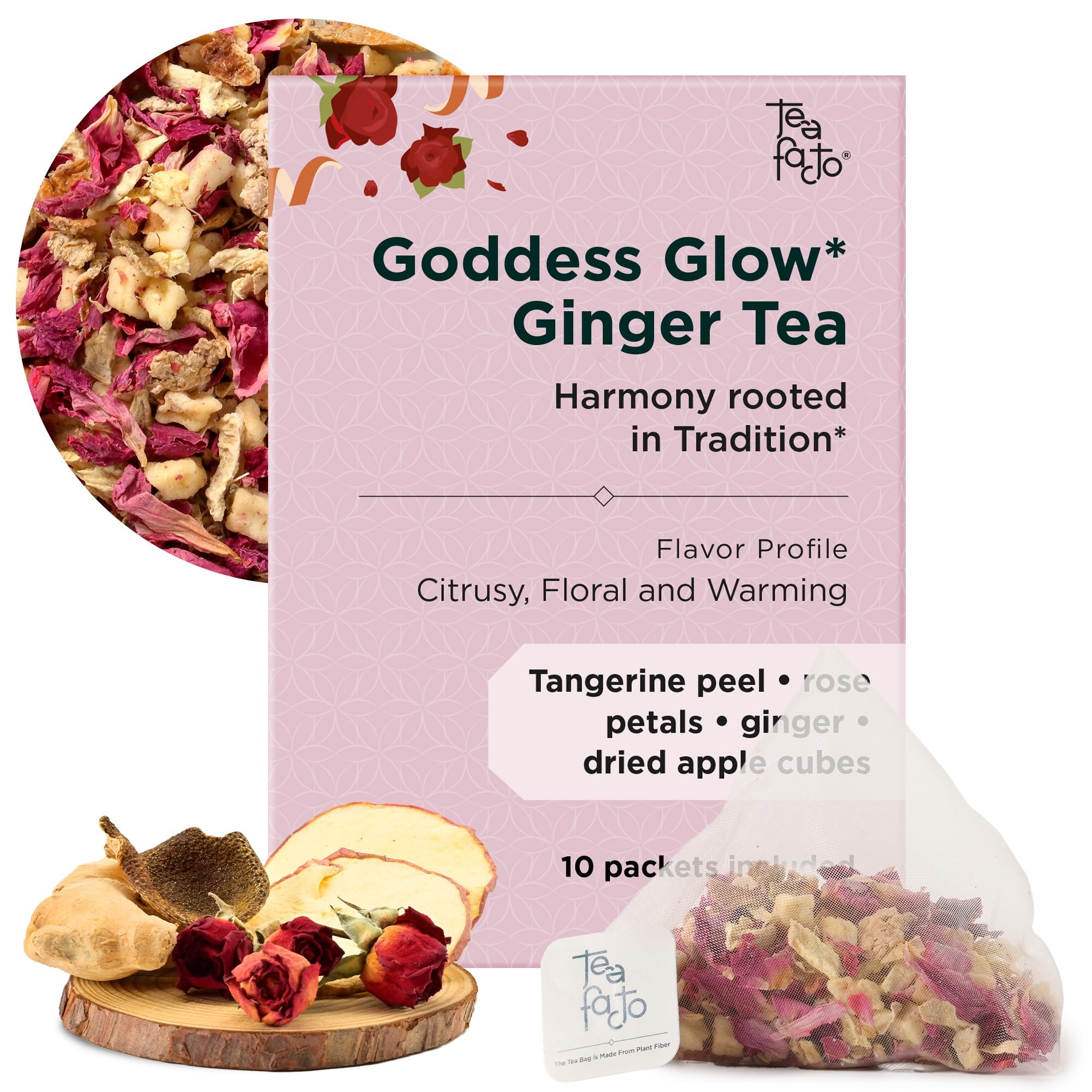 Goddess Glow Ginger Tea (10 Pack)