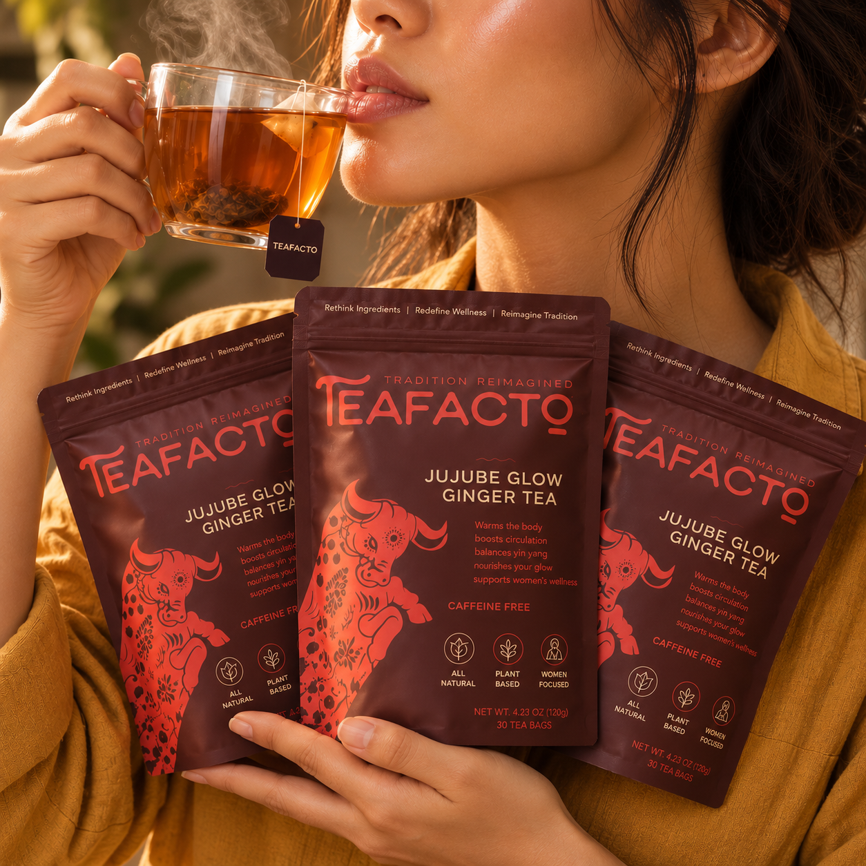 Asian Jujube Tea for Glow-From-Within Ritual (90 Day)