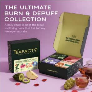 the de-puff collection, 4 teas