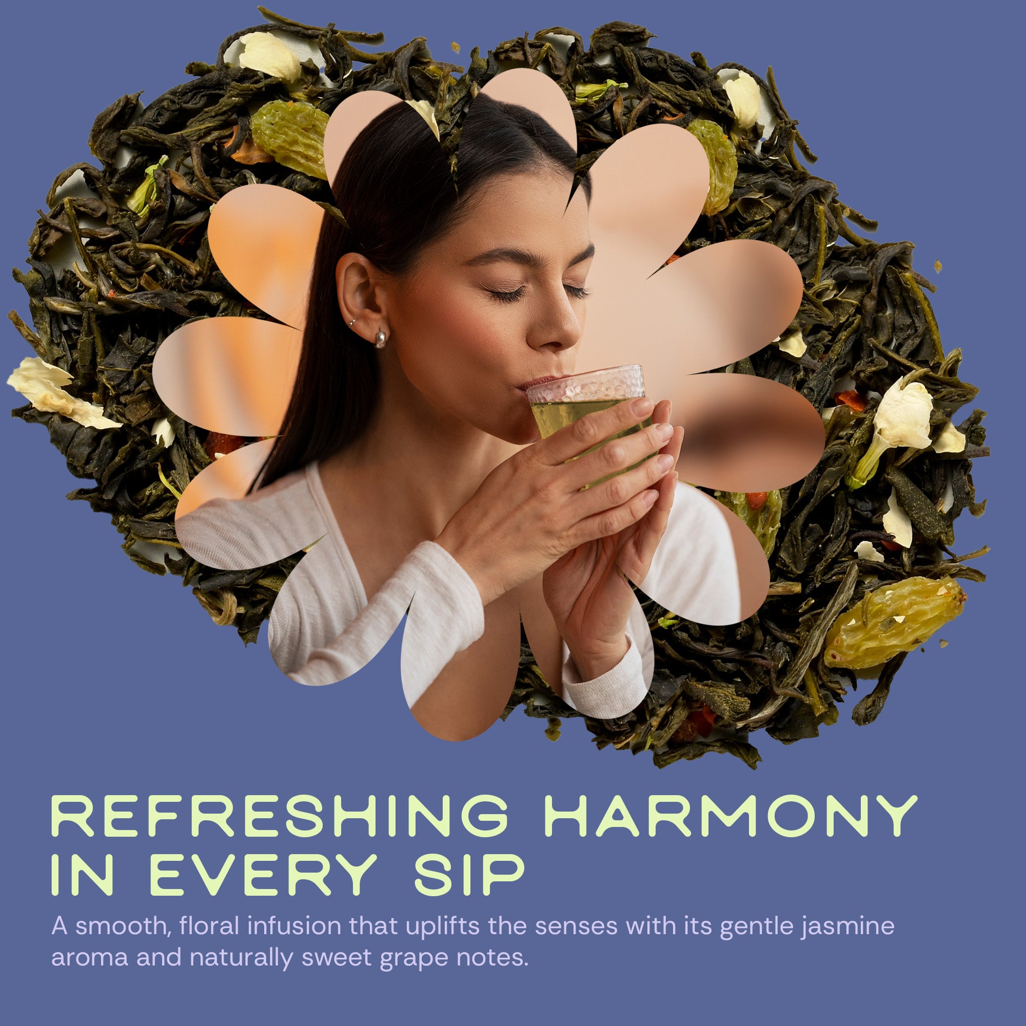 Green Grapes Jasmine Tea (10 Pack)