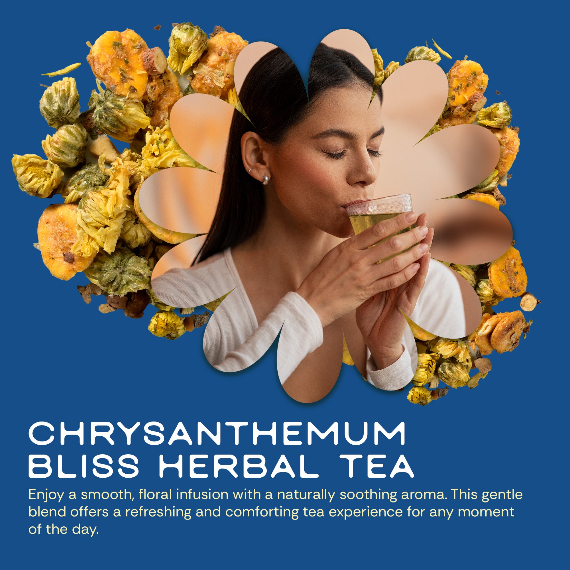 SpeakEasy Chrysanthemum Tea | Liver Detox & Throat Coating (10 bags)