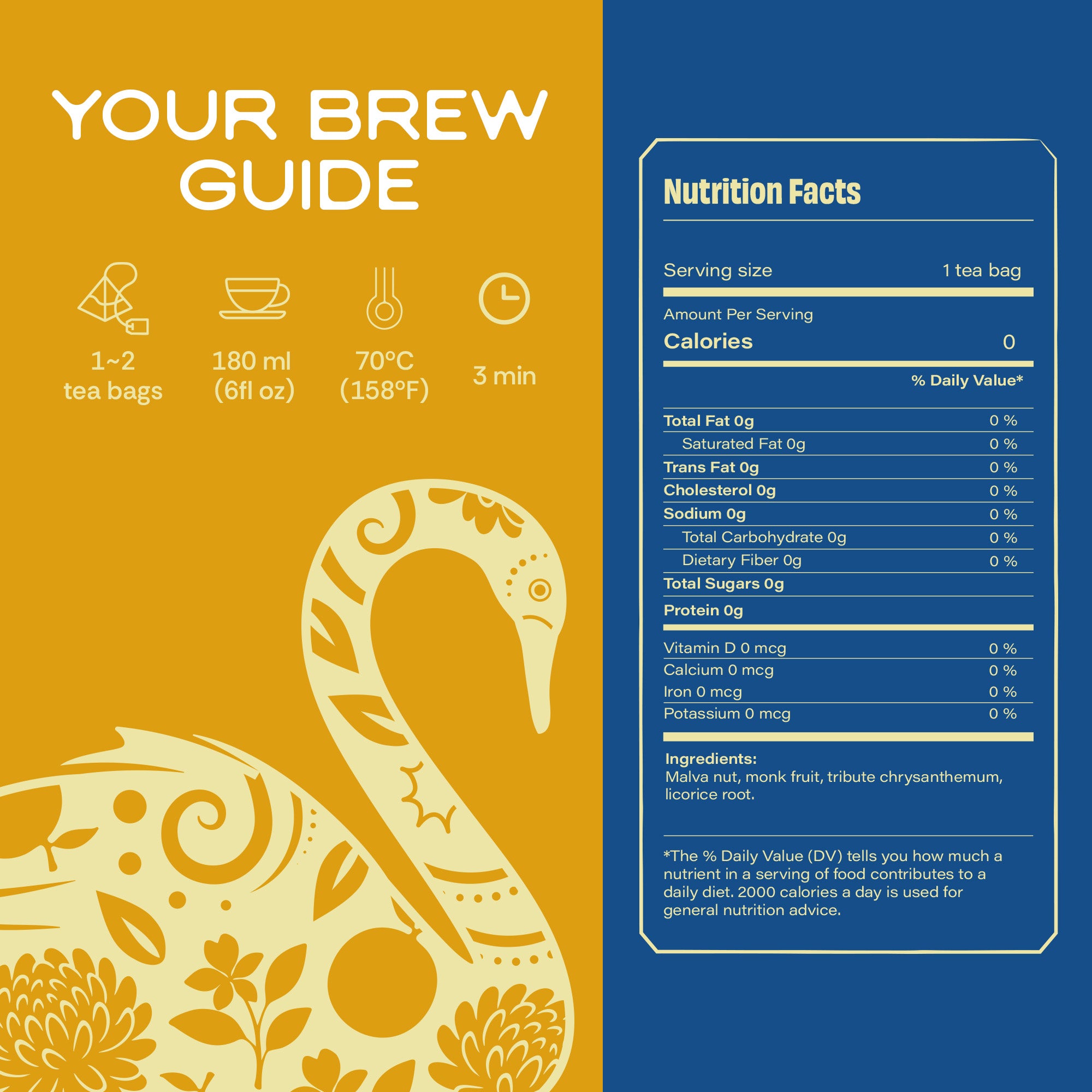 SpeakEasy Chrysanthemum Tea | Liver Detox & Throat Coating (10 bags)