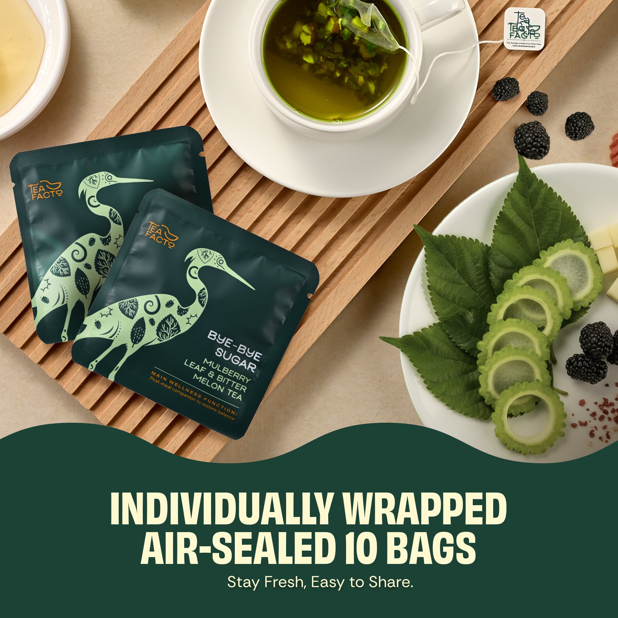 Bye-bye Sugar Tea | Metabolism, Sugar Cravings, Weight (10 bags)