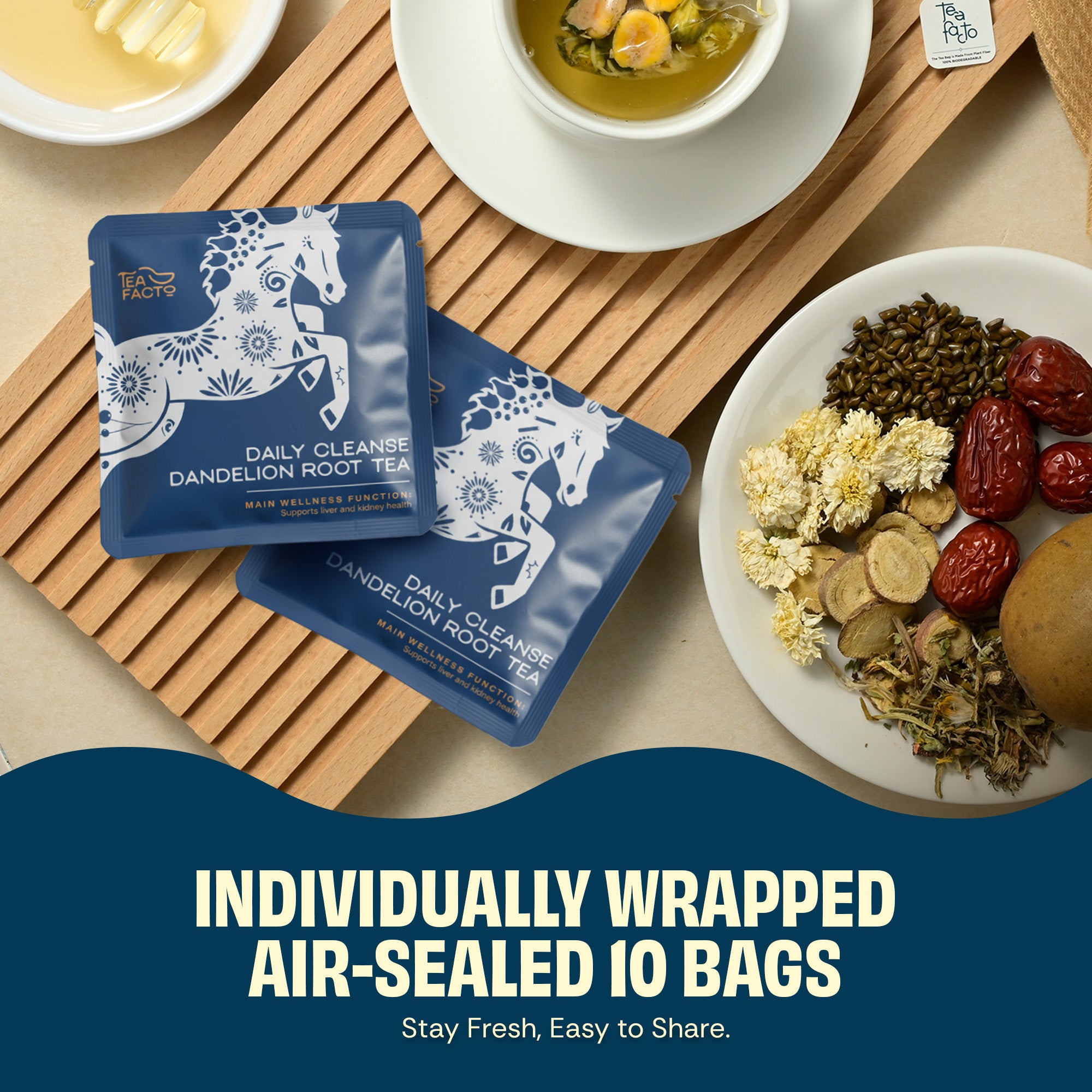 Daily Cleanse Dandelion Tea | Liver Detox (10 bags)