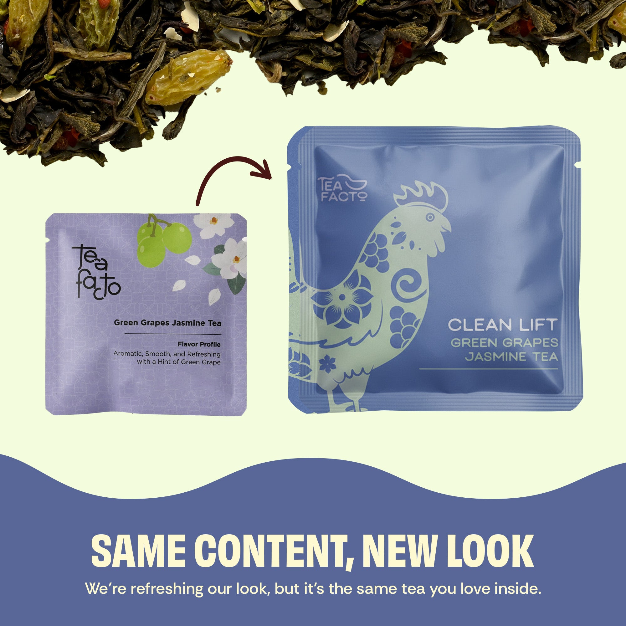 Green Grapes Jasmine Tea (10 Pack)