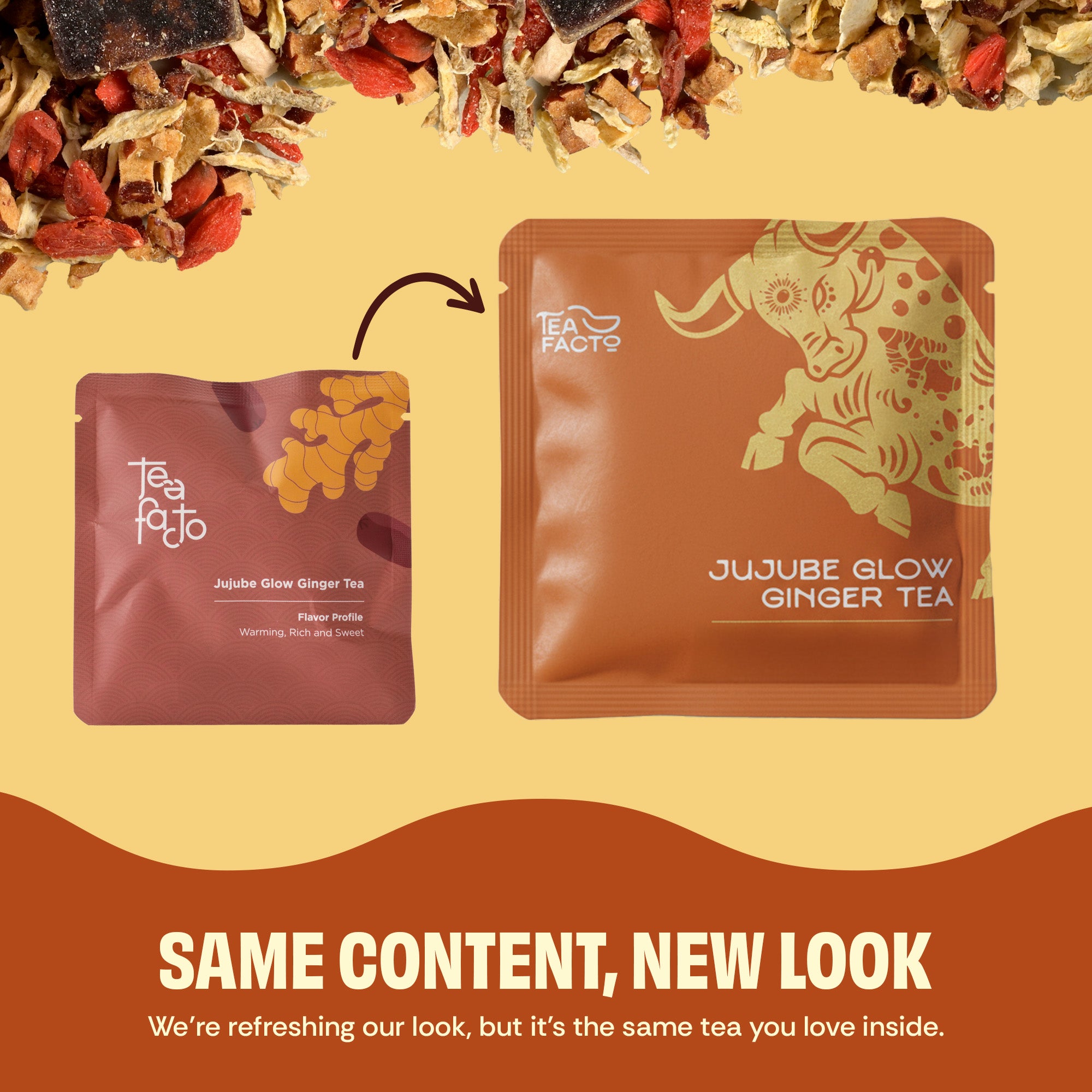 Inner Glow Ginger Jujube Tea (10 Pack)