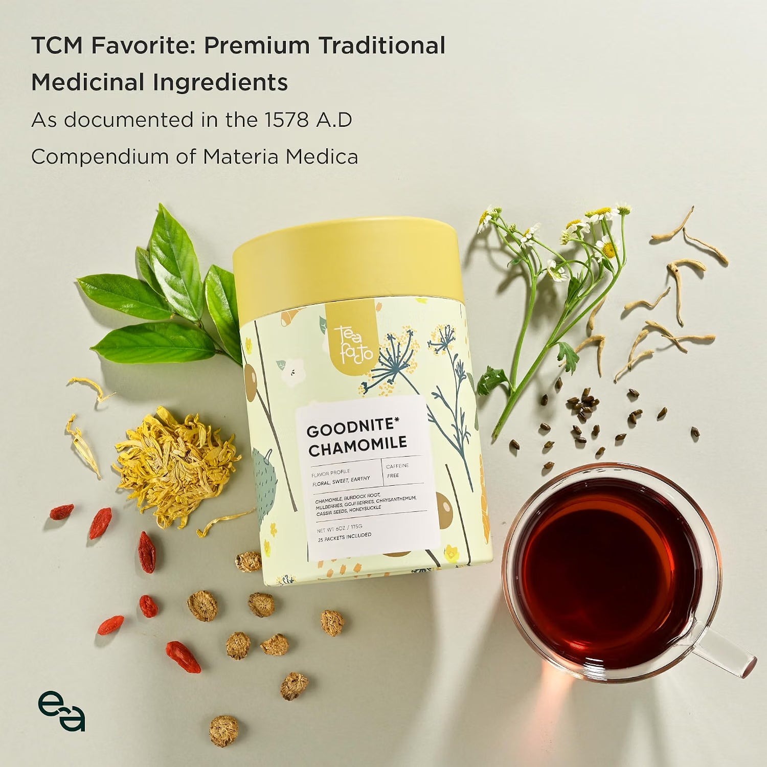Goodnight Chamomile for Sleep and Relaxation (25 Bags)