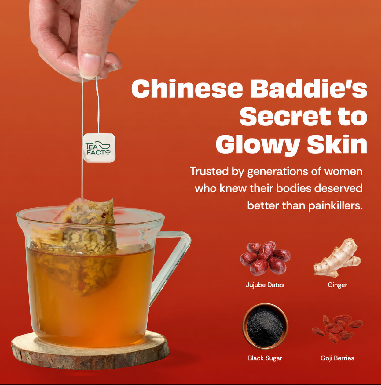 Asian Jujube Tea for Glow-From-Within Ritual (90 Day)